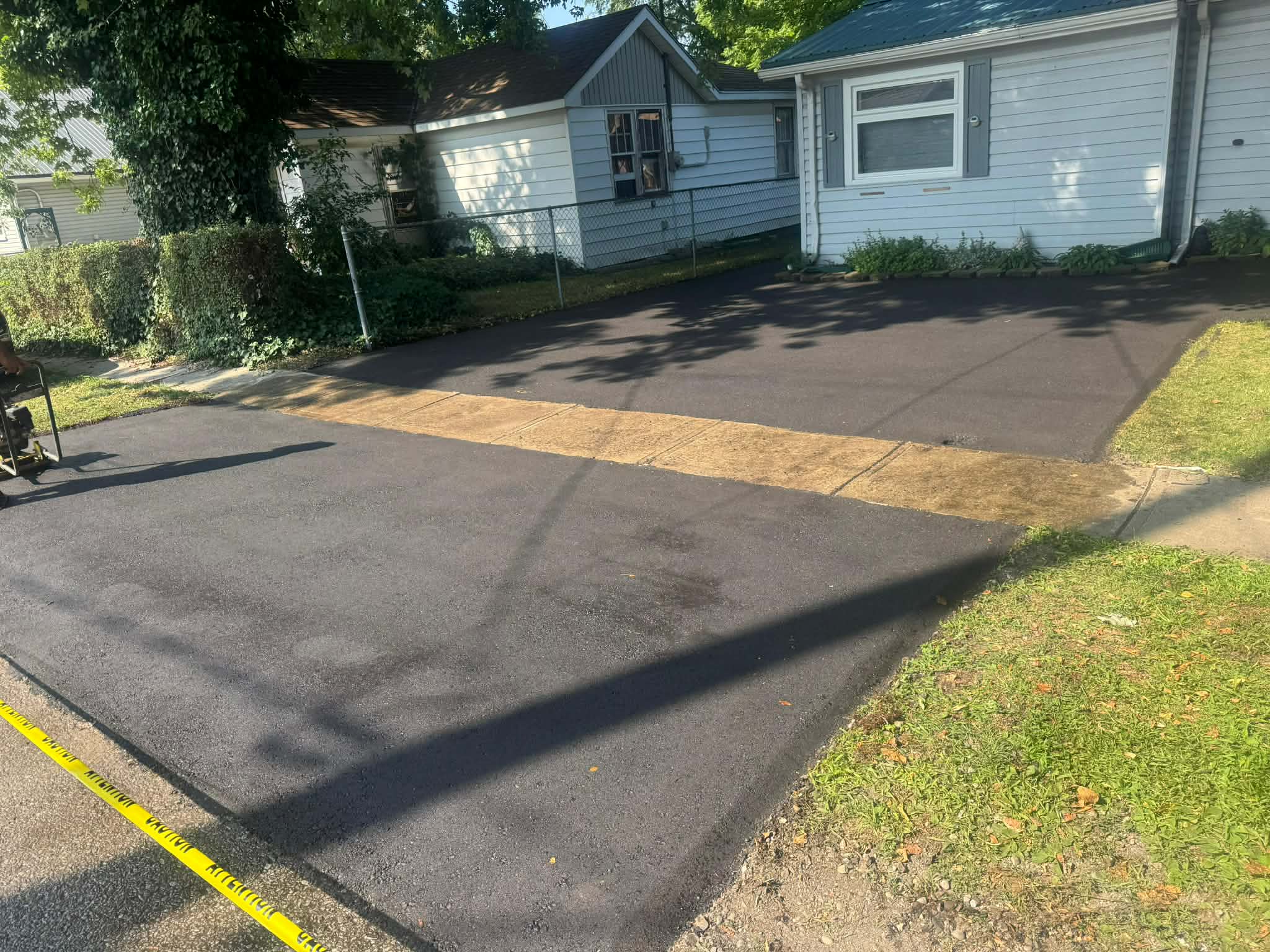 Asphalt driveway