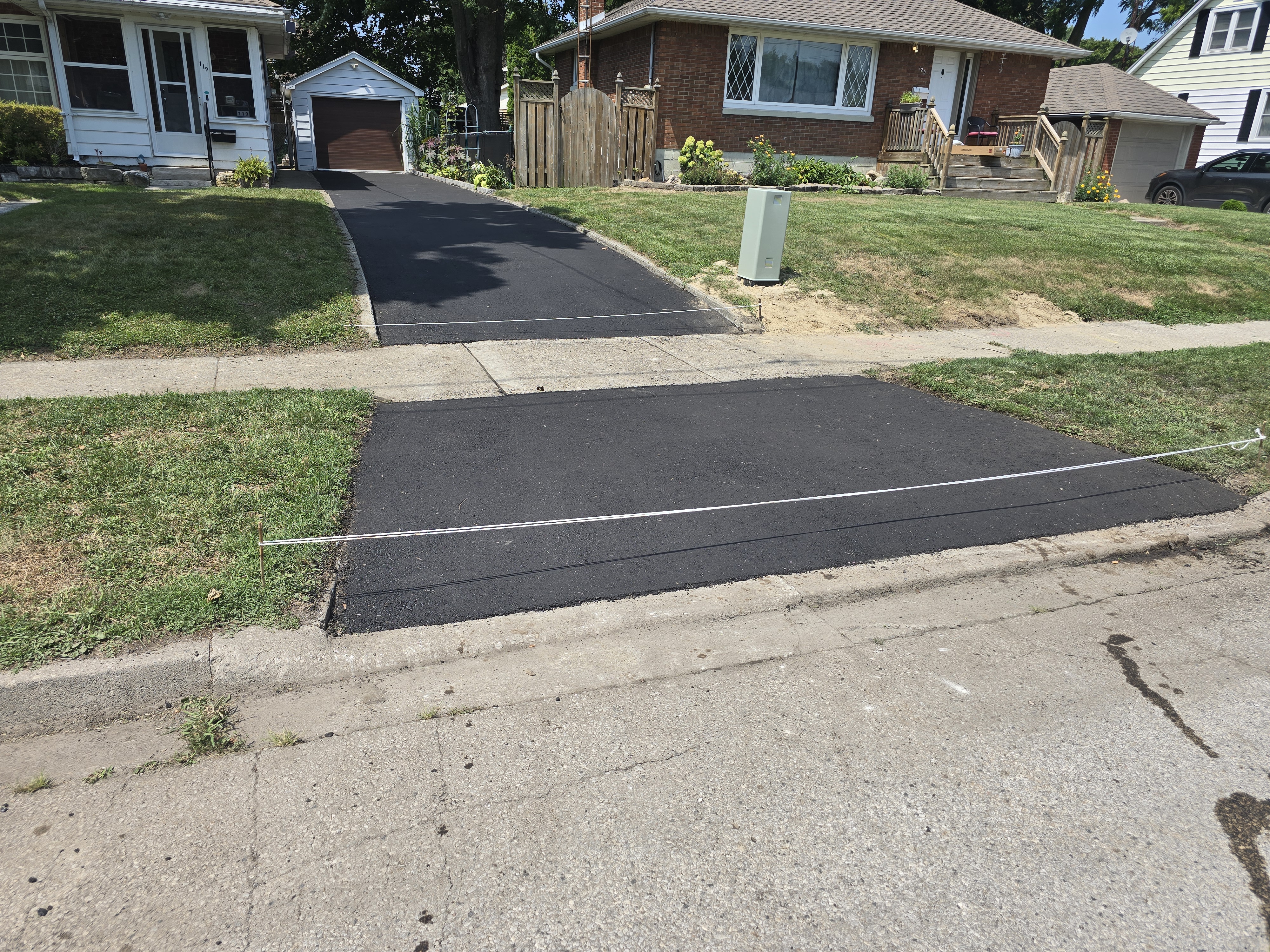 Asphalt driveway